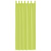 vidaXL Voile Curtains with Tab Top 2 pcs Apple Green