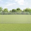 vidaXL Fence with Post Silver 1.4 x 50 m Steel