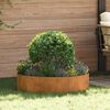 vidaXL Garden Planter 5 pcs Brown 80 x 80 x 20 cm Weathering Steel