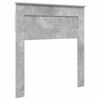 vidaXL Bed Frame Concrete Grey and Silver 75 x 190 cm Engineered Wood