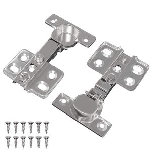vidaXL Hinge 2 pcs Nickel 85 x 52.5 x 9.5 mm Iron