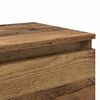 vidaXL Bedside Cabinet Old Wood 40 x 35 x 50 cm Engineered Wood