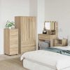 vidaXL Storage Cabinet Sonoma Oak 40 x 48 x 105 cm Engineered Wood
