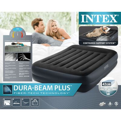 Intex Airbed Dura-Beam Plus Pillow Rest Raised Queen 42 cm