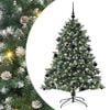 vidaXL Artificial Christmas Tree with 150 LEDs with Stand Green 150 cm