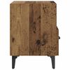 vidaXL Bedside Cabinet with Drawer 2 pcs Old wood 40 x 35 x 47.5 cm