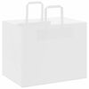 vidaXL Paper Bags 50 pcs with Handles White 32x22x24 cm