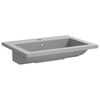 vidaXL Granite Basin 600x450x120 mm Grey