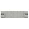 vidaXL Bed Headboard with Cabinets Concrete Grey Engineered Wood