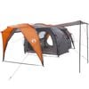 vidaXL Tunnel Tent 6-Person Grey and Orange