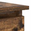 vidaXL Console Table with Drawers Smoked Oak 85.5x38.5x74.5 cm