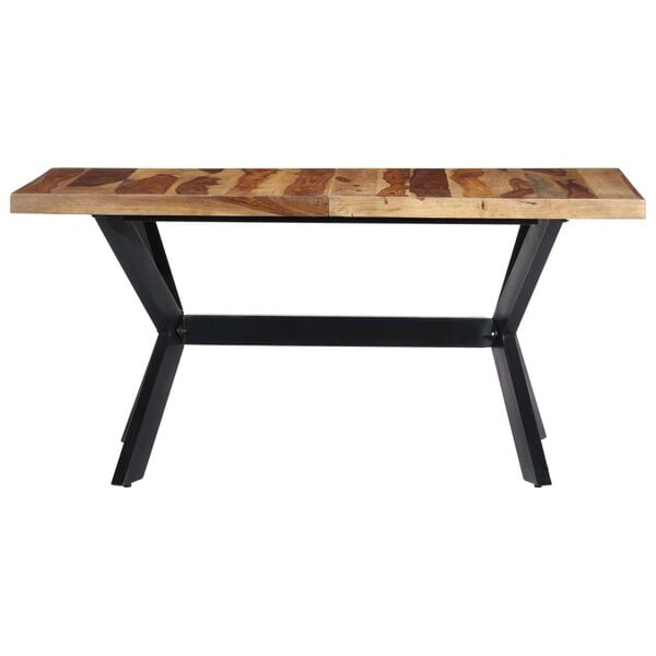 vidaXL Dining Table 140x70x75 cm Solid Acacia Wood