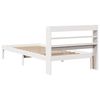 vidaXL Bed Frame without Mattress White 90x200 cm Solid Wood Pine