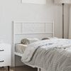 vidaXL Metal Replace Headboard White 107 cm