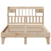 vidaXL Bed Frame without Mattress 150x200 cm King Size Solid Wood Pine