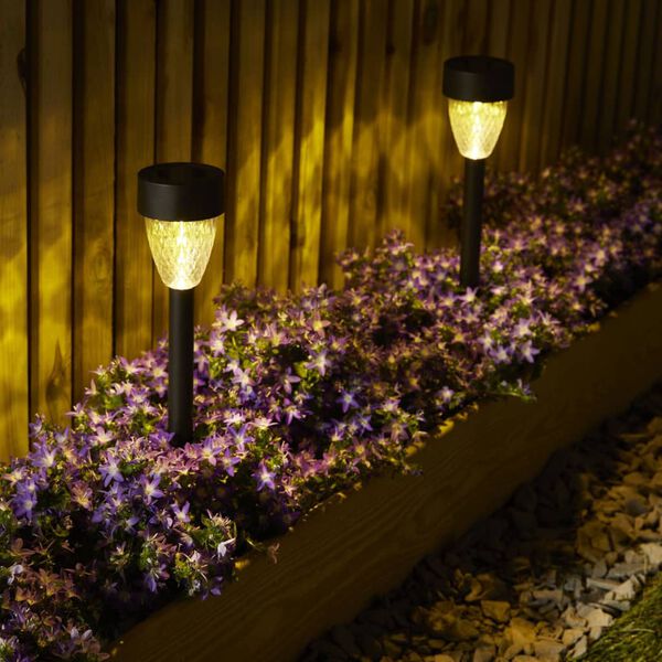 Luxform Solar LED Garden Light Montpellier 4 pcs Black