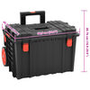 vidaXL Portable Flight Case Black 56.5x45.5x48 cm PP