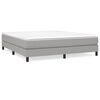 vidaXL Box Spring Bed Frame Light Grey Super King Fabric (UK/IE/FI/NO only)
