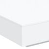 vidaXL Coffee Table with LED Lights White 100x100x31 cm
