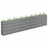 vidaXL Gabion Raised Bed Galvanised Steel 360x30x90 cm