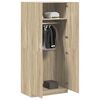 vidaXL Wardrobe Sonoma Oak 90x52x200 cm Engineered Wood