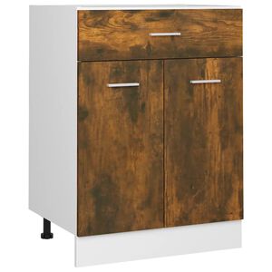 vidaXL Drawer Bottom Cabinet Lyon Smoked Oak 60x46x81.5 cm Engineered Wood
