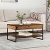 vidaXL Coffee Table Old Wood 80 x 50 x 40 cm Engineered Wood