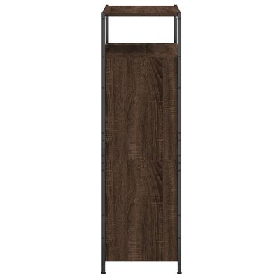 vidaXL Shoe Cabinet Brown Oak 60x34x112 Engineered Wood