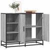 vidaXL Sideboard Grey Sonoma 92x35x76 cm Engineered Wood
