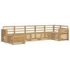 vidaXL Outdoor Sofa Set 7 pcs White