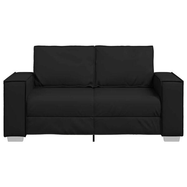 vidaXL Sofa Black 160 x 78 x 84 cm Fabric