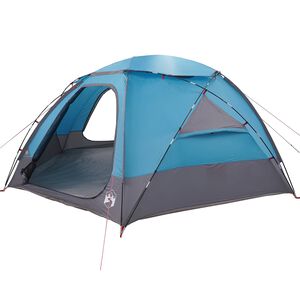 vidaXL Dome Tent with Removable Rainfly 8-Person Blue