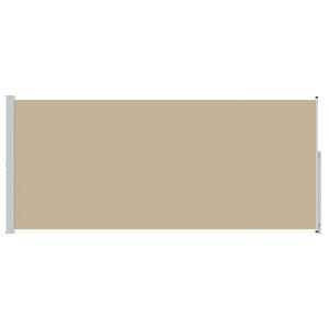 vidaXL Retractable Side Awning 100% polyester iron steel
