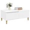 vidaXL Coffee Table White 90x50x36.5 cm Engineered Wood