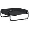 vidaXL Dog Bed Folding Manual Light Grey 70 x 70 x 28.5 cm Steel