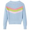 Kids' Sweater Knitted Blue 128