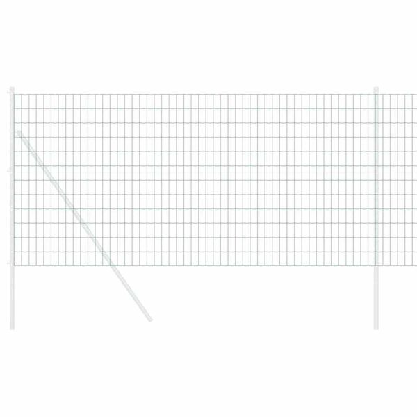 vidaXL Euro Fence Green 0.4 x 10 m PVC-coated iron