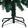 vidaXL Artificial Christmas Tree with Pine Cones and White Snow 180 cm