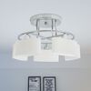 vidaXL Ceiling Lamp with Ellipsoid Glass Shades for 5 E14 Bulbs 200 W