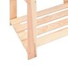 vidaXL 3-Tier Storage Racks 5 pcs 80x38x90 cm Solid Pinewood 150 kg