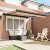 vidaXL Retractable Awning Multicolour 300 x 250 cm Fabric and Metal