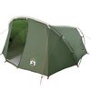 vidaXL Tunnel Tent 4-Person Green and White 318 x 275 x 140 cm