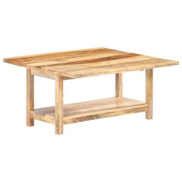 vidaXL Extendable Coffee Table 90x(45-90)x45 cm Solid Mango Wood