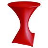 Perel Cocktail Table Cover Red