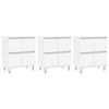 vidaXL Sideboards 3 pcs White Engineered Wood
