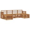 vidaXL Sofa Sets 6 pcs Natural Solid Acacia Wood