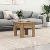 vidaXL Coffee Table Artisan Oak 55 x 55 x 42 cm Engineered Wood