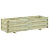 vidaXL Raised Bed | Green impregnated pine | Pine wood, green impregnated