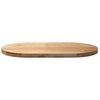 vidaXL Table Top 100x50x4 cm Solid Wood Oak Oval