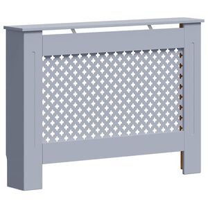 vidaXL Radiator Cover Anthracite 112x19x81.5 cm MDF